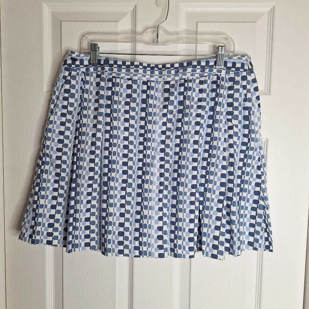 LizGolf Pleated Summer Golf Skort Womens Plus Size 14